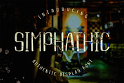 Simphathic - Authentic Display Font, a Script Font by NTC Graphic (Thumbnail 1 of 7)