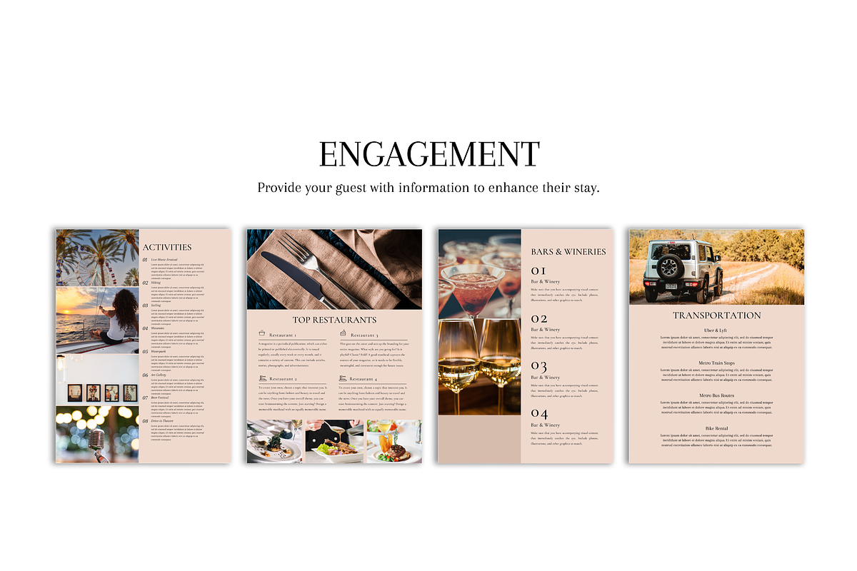 Airbnb Welcome Book Template, a Magazine Template by Templits (Photo 5 of 9)
