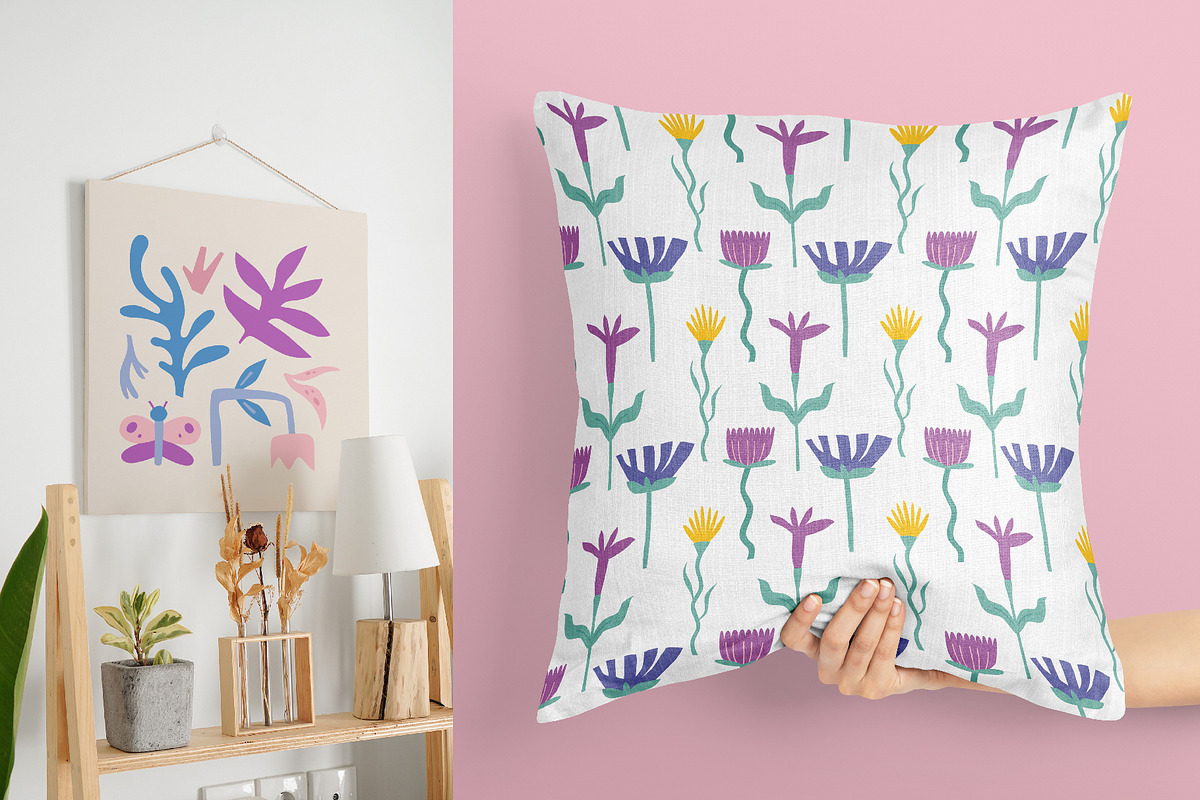 Spring Garden | Clipart + patterns, a Decorative Illustration by katieromanoff_art (Photo 3 of 19)