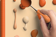 Tangerine Elegant Sealing Wax PNG, an Object Graphic by Custom Scene (Thumbnail 5 of 8)