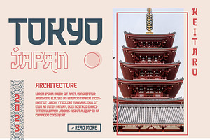 Keitaro - Japanese Font Style