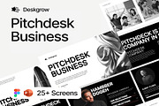 Deskgrow - Pitchdesk Business, an UI Kit Template by Lumina_ui_ux202 (Thumbnail 1 of 5)