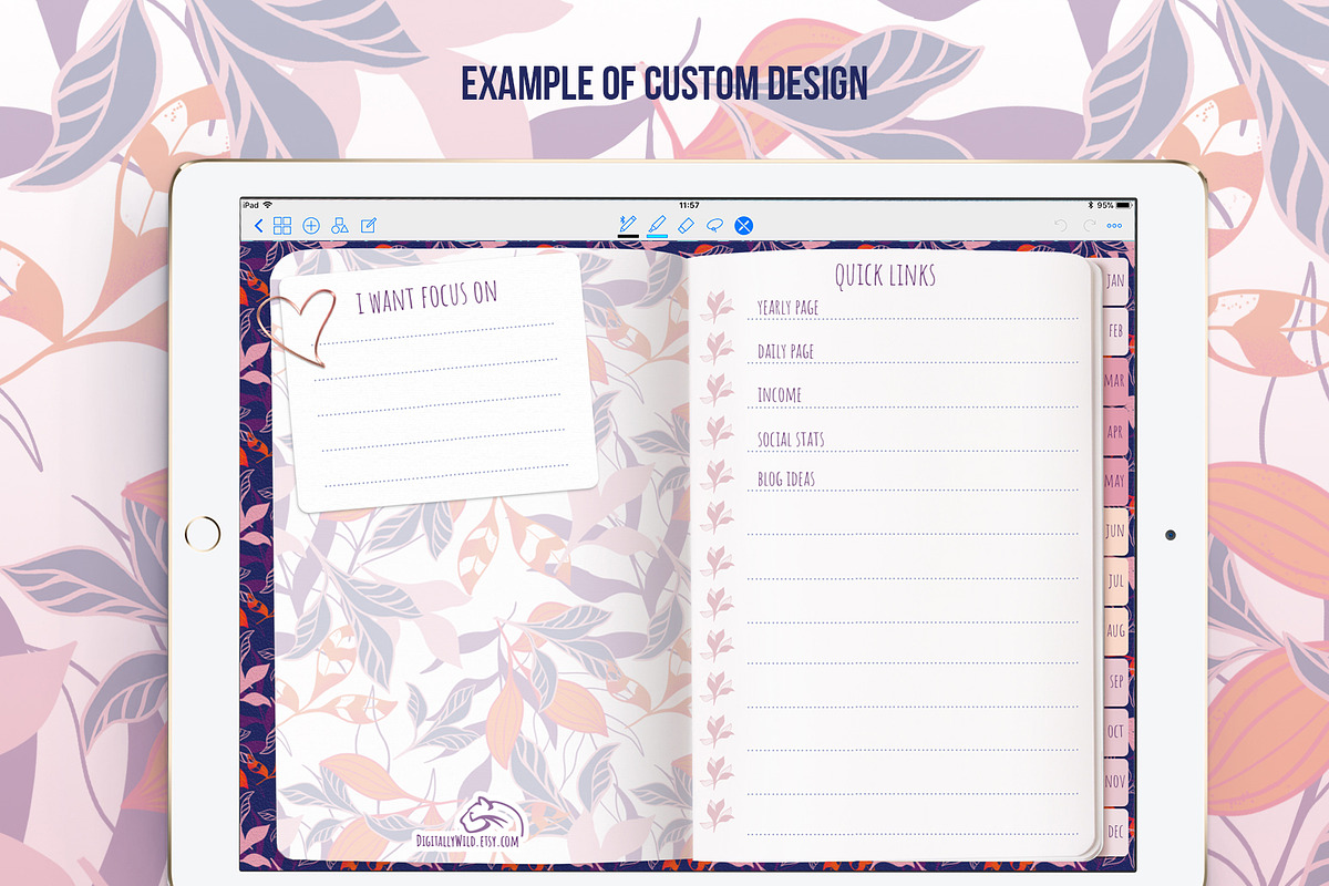 Design your own digital planner, a Product Mockup by Kate Snitser (Photo 3 of 7)
