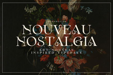 Nouveau Nostalgia – Elegant Typeface, a Serif Font by HipFonts