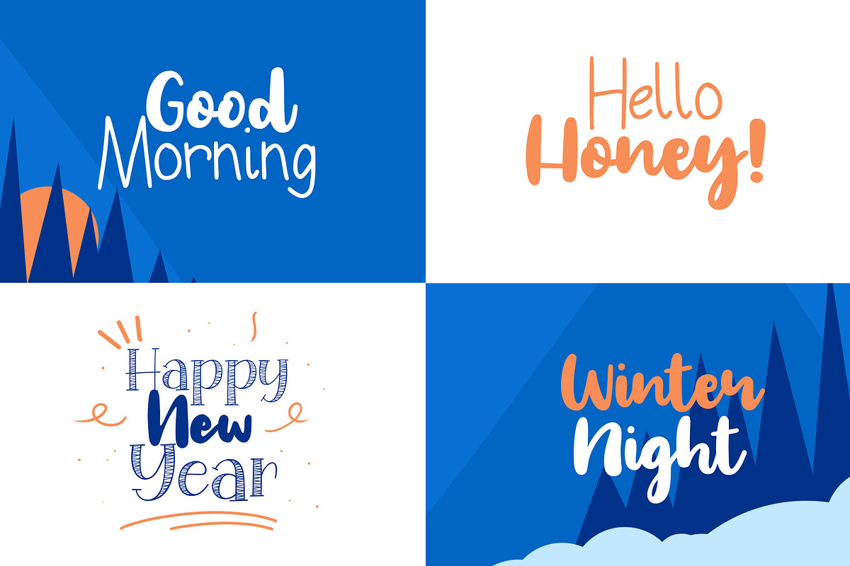 Special Winter 5 Font + Bonus preview 6
