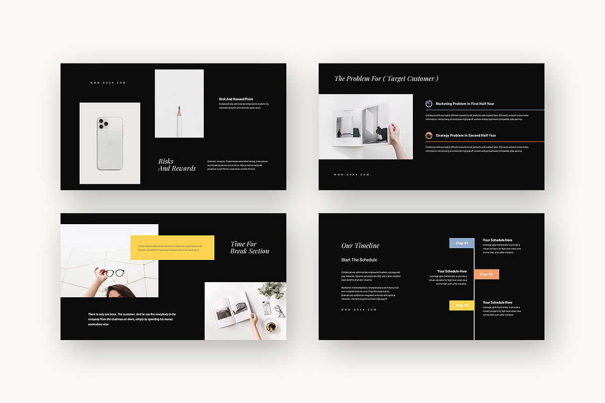 Qrax : Growth Strategy Google Slides, a Presentation Template by Punkl Camp (Photo 11 of 16)