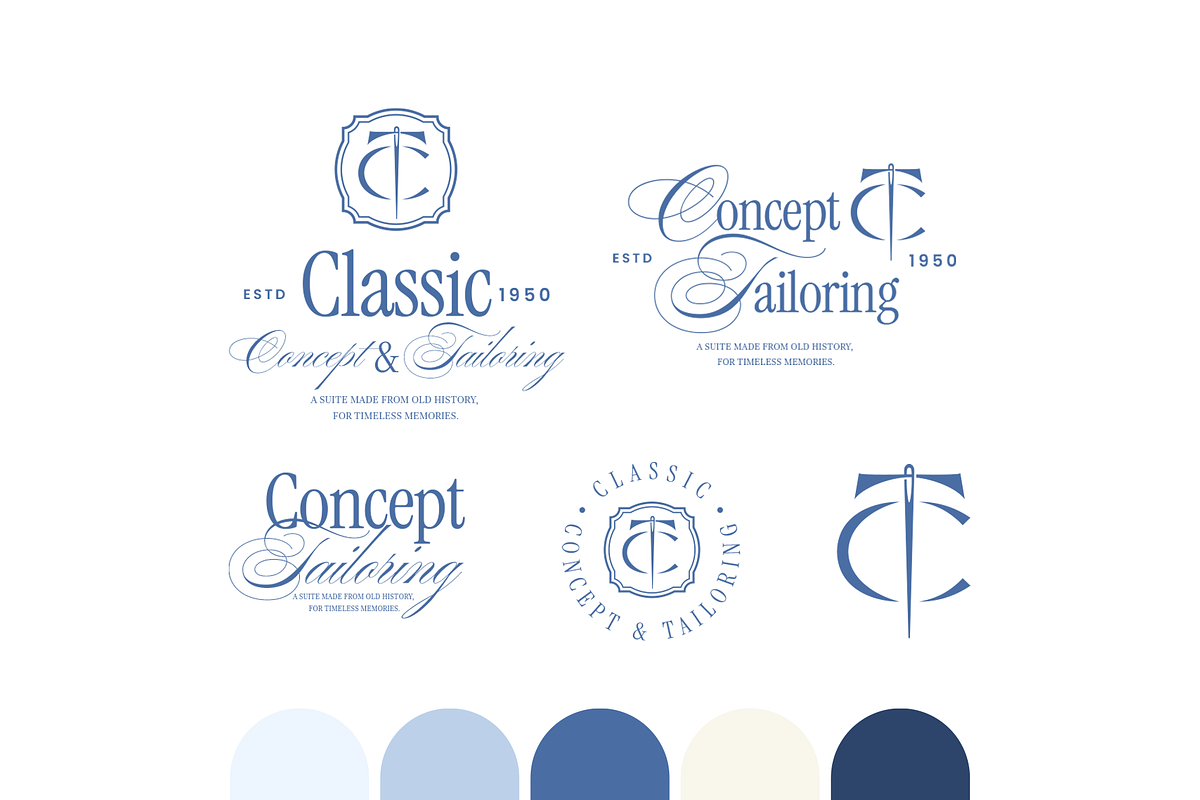 Old Money CT Monogram Tailor Logo, a Branding & Logo Template by Headfonts (Photo 3 of 10)