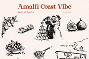 Amalfi Vibe: Vector Ink Sketches, an Object Graphic by divanovskaya_nv (Thumbnail 15 of 20)