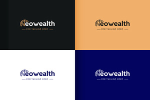 Neo Wealth fintech banking minimalis, an Object Graphic by sumonuix