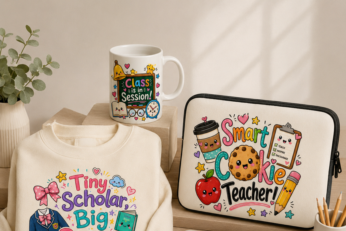 Back to school kawai clipart, an Education Illustration by HeavensStar (Photo 5 of 6)