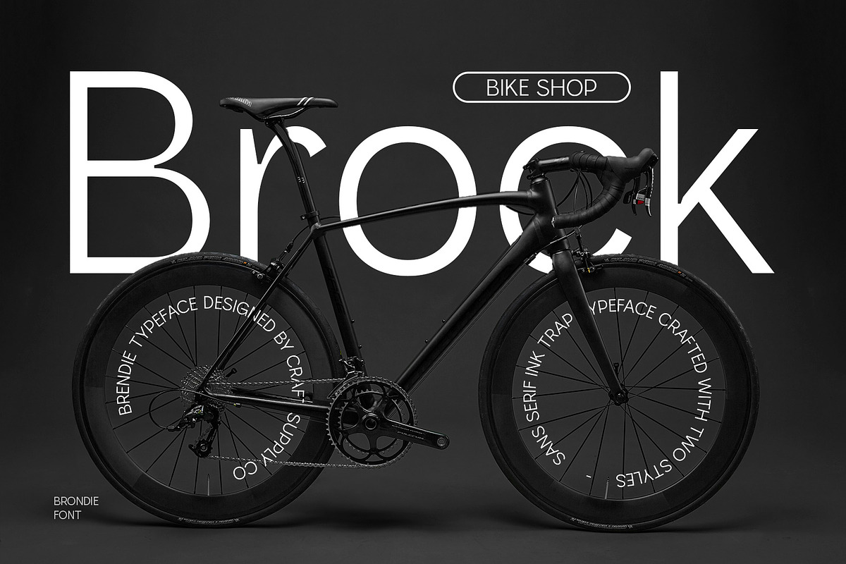 Brendie – Modern Font, a Sans Serif Font by Craft Supply Co. (Photo 5 of 8)