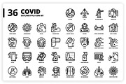 3,600 Icons x3 Styles, an Outline Icon by monkik (Thumbnail 90 of 299)