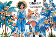 Pastel Summer Clipart Bundle, an Illustration by DreamArtGraphic (Thumbnail 1 of 8)