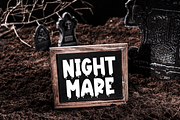 Dark Scary | Script Font, a Script Font by Scratchones (Thumbnail 4 of 8)