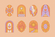 Line art - vector design elements, a Background Graphic by venimo (Thumbnail 3 of 5)