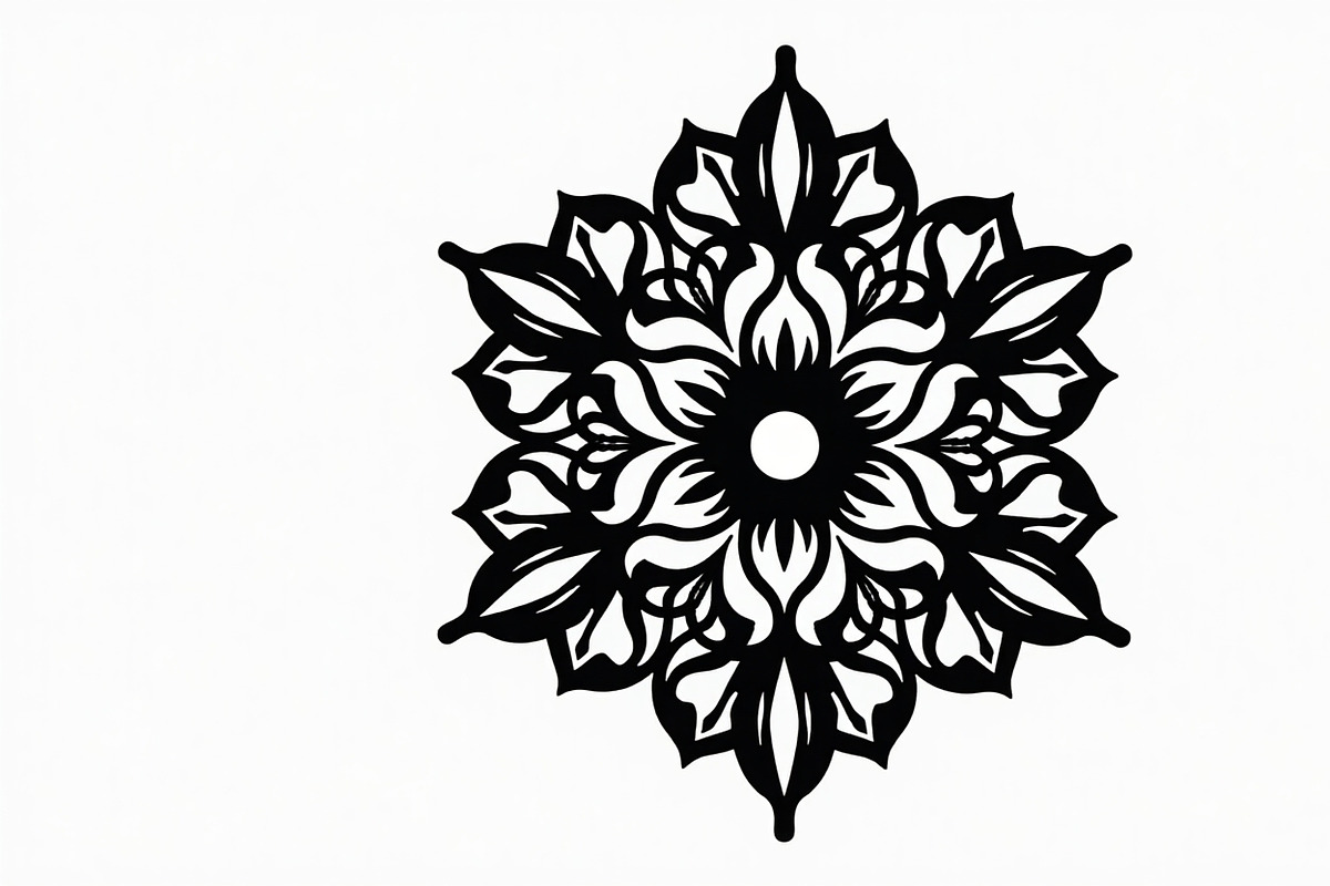 Mystic Mandala Flower Bundle, an Illustration by Creativeshirt (Photo 3 of 9)