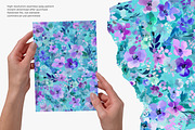 wildflower seamless pattern bundle, a Pattern Graphic by Patishop Art (Thumbnail 6 of 15)