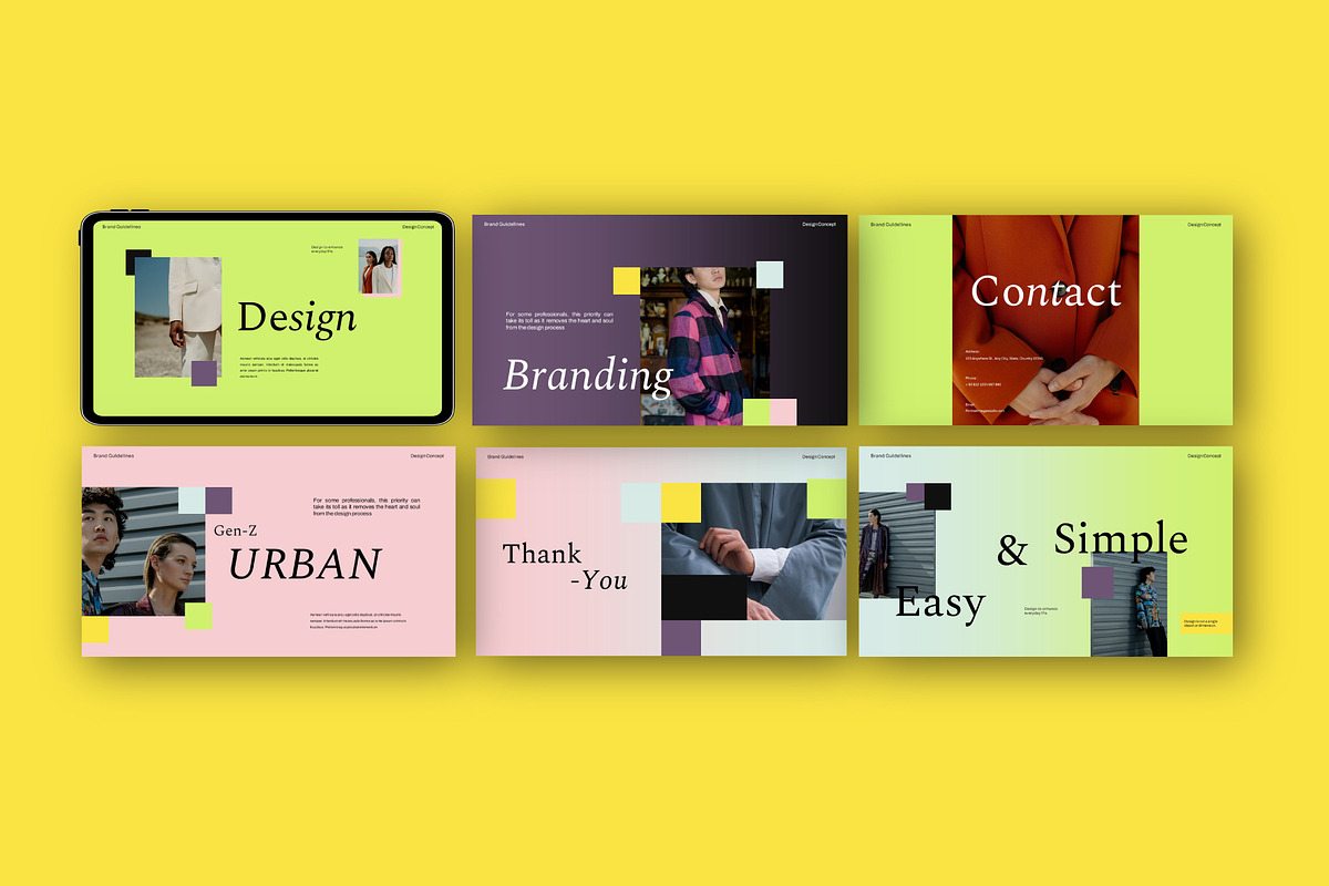 Gen-Z Minimal Powerpoint, a Presentation Template by Dirtytemp Studio