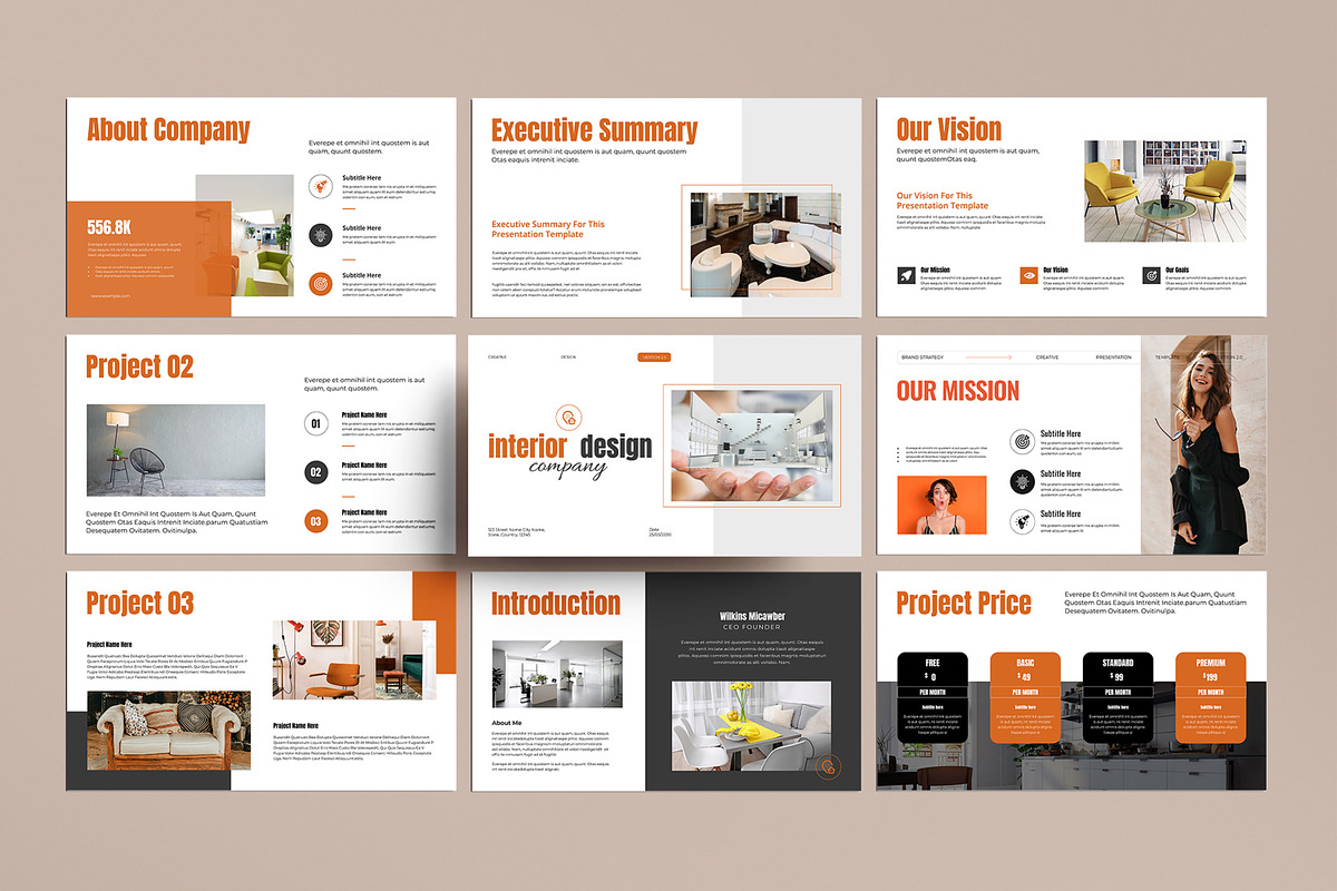 Interior Design Presentation, a Presentation Template by MightyDesign (Photo 1 of 8)