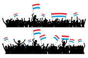 Cheering Crowd Luxembourg, a Person Illustration by Albert Does Stuff (Thumbnail 2 of 3)