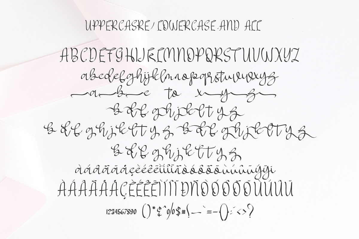 MY LOVE elegant, a Script Font by Letter-P (Photo 10 of 10)