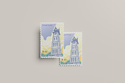 Postage Stamps mockup, a Print Template by simuradi (Thumbnail 2 of 5)