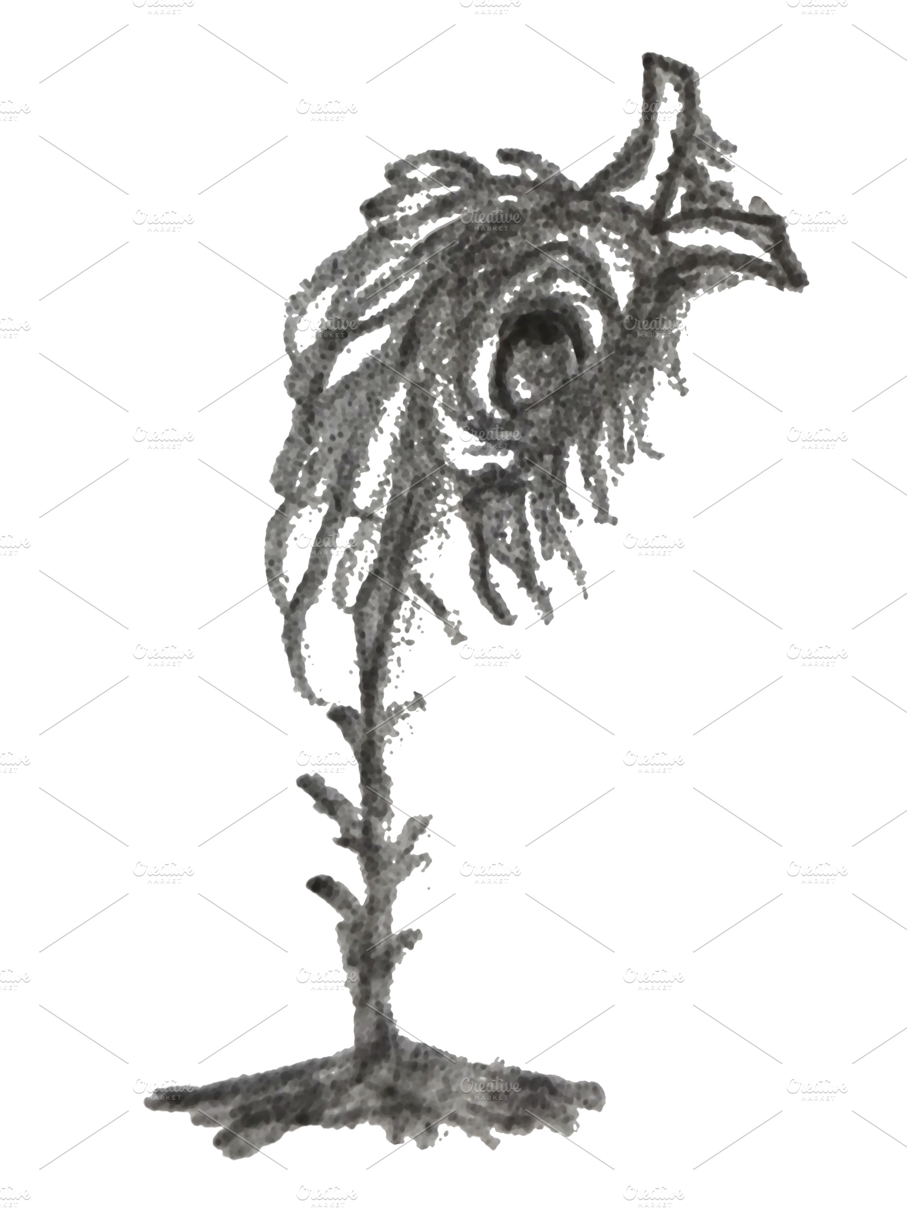 Alien plant monster animal, a Photo by DanFLCreativo