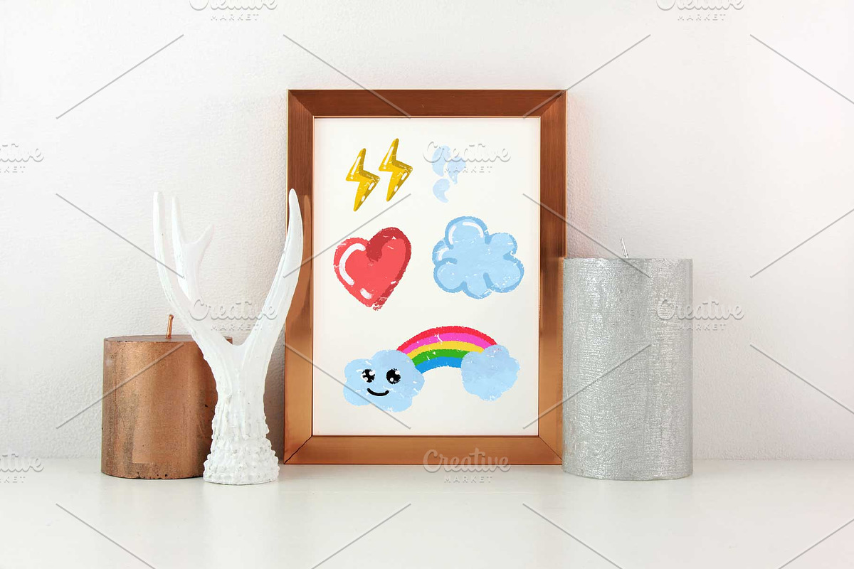 Crayon weather sky bundles, an Object Graphic by bungamustia (Photo 6 of 8)