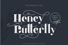 Honey Butterfly - Beauty Typeface