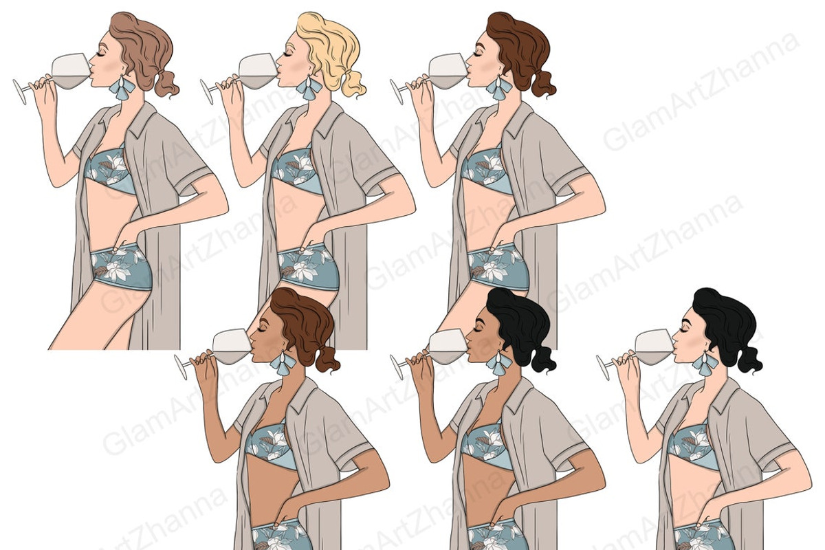 Weekend Girls, a Person Illustration by GlamArtZhanna (Photo 3 of 4)