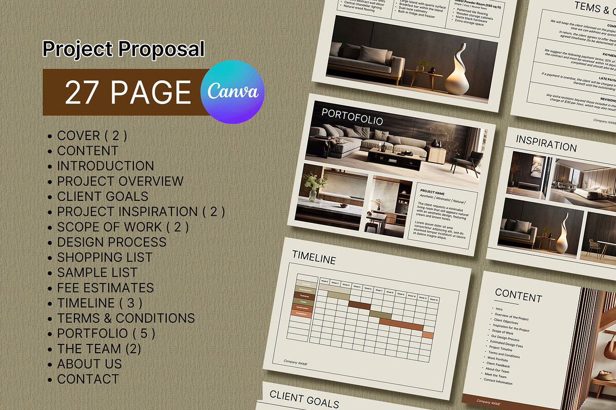 Bundling Interior Design Presentatio, a Presentation Template by SKY CREATION (Photo 3 of 10)