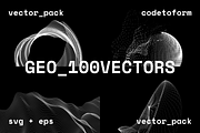 GEO_100VECTORS Vector Pack, an Object Graphic by codetoform (Thumbnail 1 of 19)