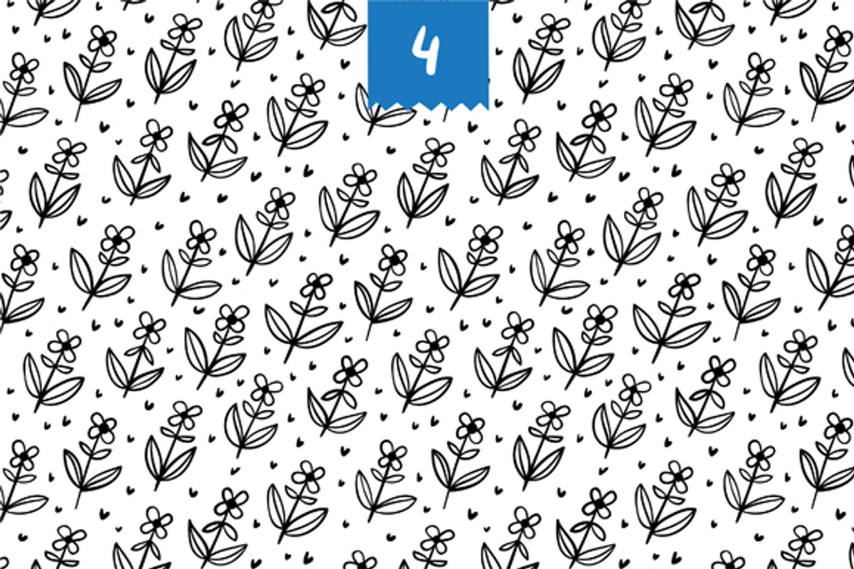 Floral Patterns Set 3 preview 4