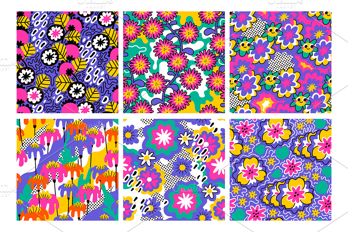 OPTIMISM | patterns pack, a Pattern Graphic by Nastya Tkachova (Photo 3 of 6)