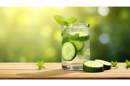 glass detox juice drink refreshing, a Food & Drink Photo by pikepicture