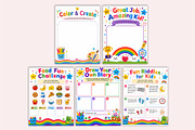 Amazing Kids Activity Book, a Stationery Template by Shumaya (Thumbnail 4 of 5)