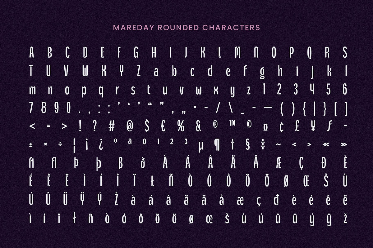 Mareday Rounded, a Sans Serif Font by Craft Supply Co. (Photo 8 of 8)