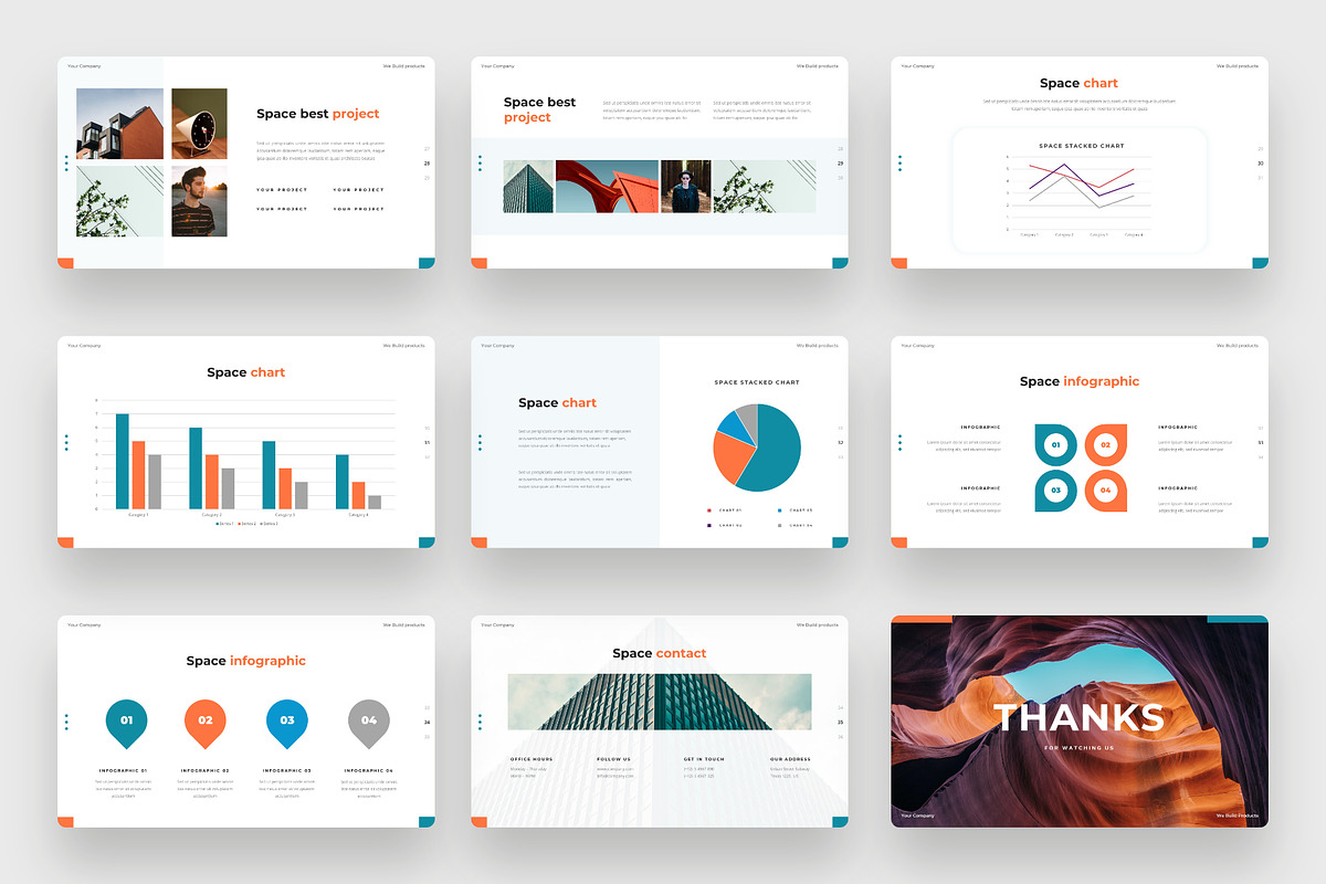 Space - Business PowerPoint Template, a Presentation Template by BeadyLab (Photo 5 of 6)