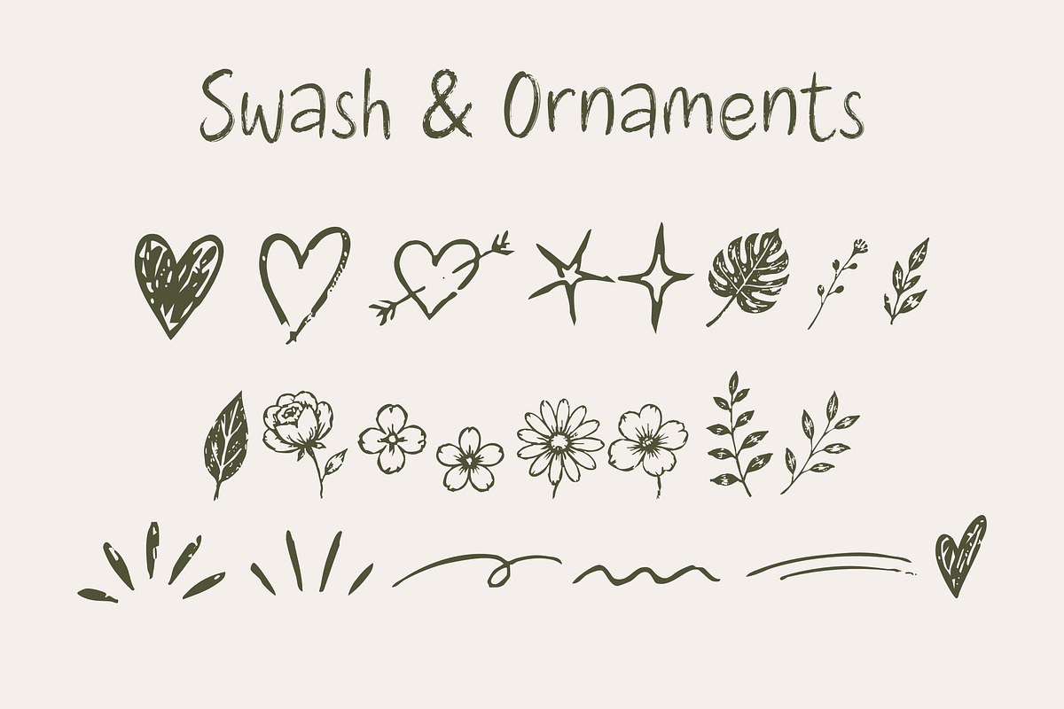 Rawlyn Brush Natural Handwritten, a Handwritten Font by Art StoreID (Photo 6 of 9)