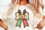 Christmas Reindeer Bow PNG, an Illustration by DreamArtGraphic (Thumbnail 1 of 5)