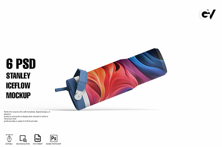 Stanley Ice flow Tumbler Mockup