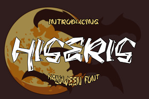 HISERIS - Halloween Horror Font, a Font by NTC Graphic