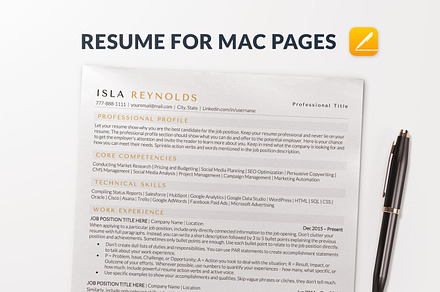 Professional Resume for Mac Pages, a Resume Template by BestResumes.Co