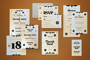 Wedding Invitation Set, an Invitation Template by graphicook (Thumbnail 2 of 3)