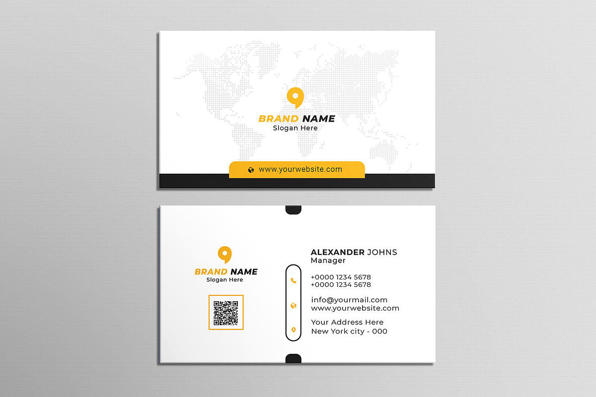 Corporate Business Card, a Business Card Template by Saman Osama (Photo 3 of 5)