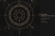5 Vector space backgrounds, a Background Graphic by Nadia Murash (Thumbnail 4 of 7)