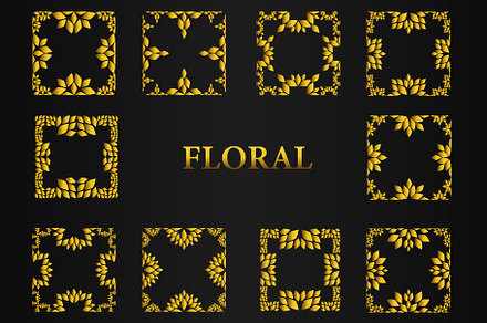 golden floral frame v2