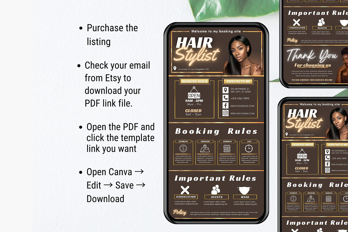 Acuity Scheduling Template, a Templates & Theme by TimCanvaTemplate (Photo 3 of 4)