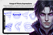 Vampire Male Procreate Brushes, a Brush Add-On by Selentaori Studio (Thumbnail 7 of 13)