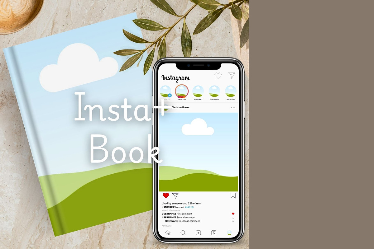 Bookstagram Templates Branding Canva, a Marketing Template by GraphiCarola (Photo 7 of 11)